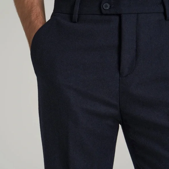 American Tall Wool Blend Dress Pants for Tall Men in Raven Blue Size 3636 / 36 / - Picture 2 of 3